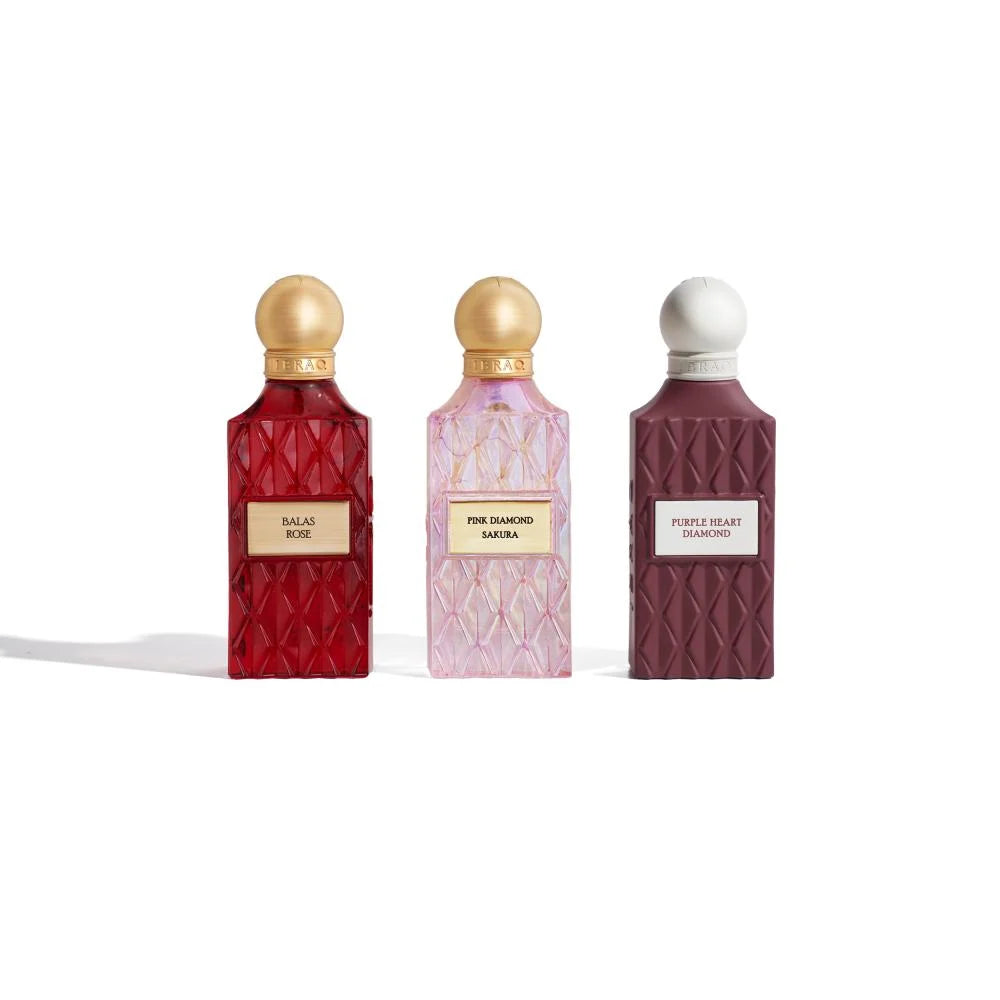 مجموعة دايموند - علبة دايموند مارون ٧٥ مل ٣ في ١ (عطر، غسول بعد الحلاقة، جل استحمام)