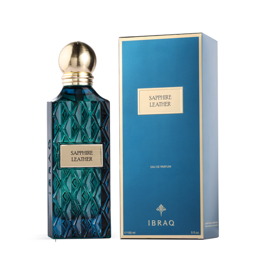 Ibrahim Al Qurashi Sapphire Leather Perfume 150 Ml