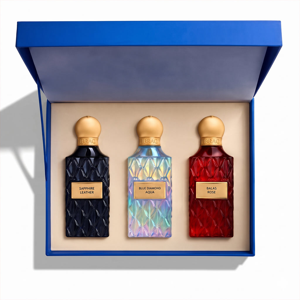 Ibraq Diamond Collection Blue Eau De Parfum 3x75ML