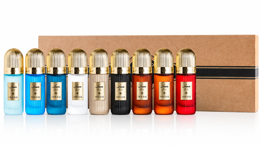مجموعة عطور إبراق توباكو الصغيرة 9x20 مل