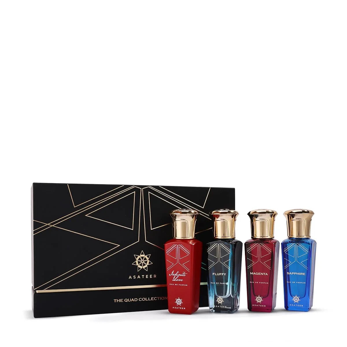 Asateer The Quad Collection Perfume Set - 4 Pcs
